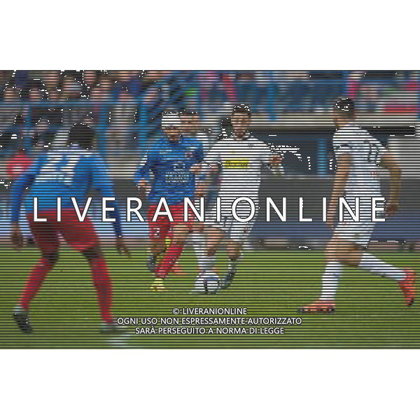 Yoann Andreu / Nicolas Seube - 22.11.2015 - Caen / Angers - 14eme journee de Ligue 1 Photo : Andre Ferreira / Icon Sport AG ALDO LIVERANI SAS ONLY ITALY