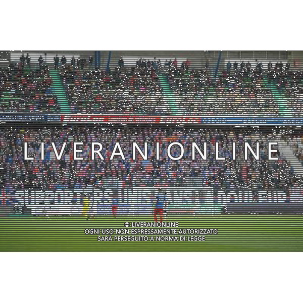 supporters Caen / hommage victimes attentats - 22.11.2015 - Caen / Angers - 14eme journee de Ligue 1 Photo : Andre Ferreira / Icon Sport AG ALDO LIVERANI SAS ONLY ITALY