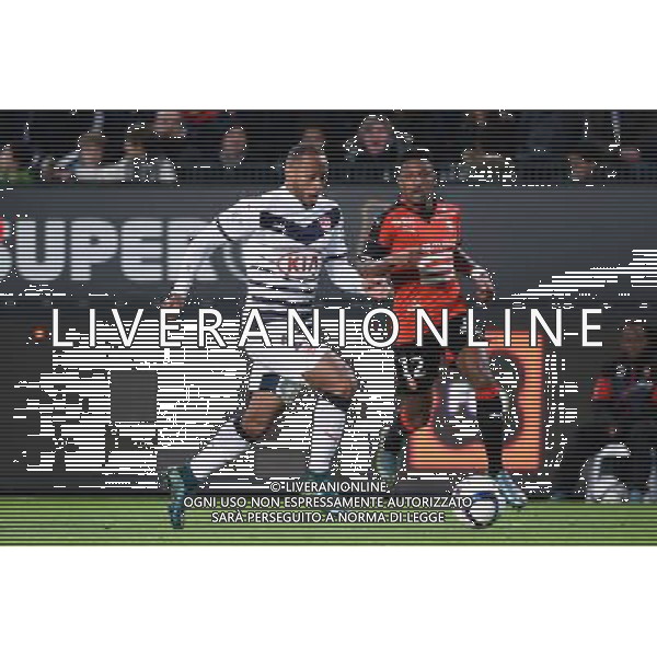 Thomas TOURE / Steven MOREIRA - 22.11.2015 - Rennes / Bordeaux - 14eme journee Ligue 1 Photo : Nolwenn Le Gouic / Icon Sport AG ALDO LIVERANI SAS ONLY ITALY