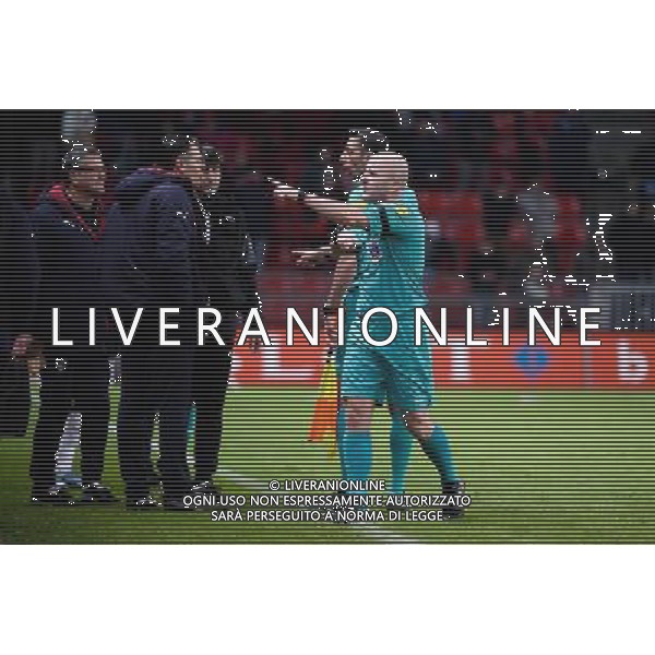 Willy SAGNOL / Sebastien MOREIRA - 22.11.2015 - Rennes / Bordeaux - 14eme journee Ligue 1 Photo : Nolwenn Le Gouic / Icon Sport AG ALDO LIVERANI SAS ONLY ITALY