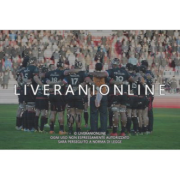 Illustration Minute de silence - 21.11.2015 - Toulouse / Oyonnax - Rugby European Champions Cup Photo : Caroline Blumberg / Icon Sport AG ALDO LIVERANI SAS ONLY ITALY