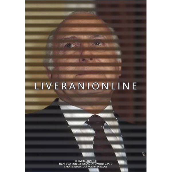 Oscar Luigi Scalfaro ( Politico e Magistrato italiano - nono Presidente della Repubblica dal 1992 al 1999 ) - Retrospettiva ©Archivio Agenzia Aldo Liverani Sas