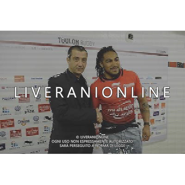 Mourad BOUDJELLAL / Ma\'a NONU - 23.11.2015 - Presentation du Nouveau Joueur de Toulon Photo : Agence Nice Presse / Icon Sport AG ALDO LIVERANI SAS ONLY ITALY