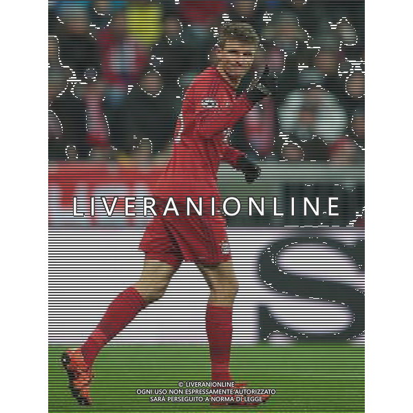 firo : Fu§ball,Fussball : 24.11.2015 Champions League, Saison 2015/2016: FC Bayern MŸnchen - Olympiacos FC, FCB, Thomas MŸller ( MŸnchen ), ganze Figur, Gestik, Jubel, Freude $worldrightsEs gelten unsere AGB, einsehbar auf www.firosportphoto.de copyright by firo sportphoto: Coesfelder Str. 207 D- 48249 DŸlmen www.firosportphoto.de mail@firosportphoto.de (V o l k s b a n k B o c h u m - W i t t e n ) BLZ.: 430 601 29 Kt. Nr.: 341 117 100 Tel: +49-2594 - 9916004 Fax: +49-2594 - 9916005 AG ALDO LIVERANI SAS ONLY ITALY