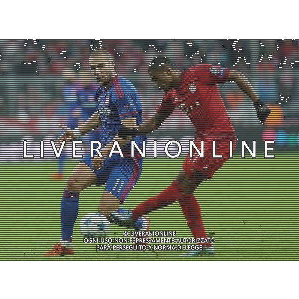 firo : 24.11.2015, Fu§ball, Saison 2015/2016, UEFA Champions League: FC Bayern MŸnchen - Olympiakos PirŠus KASAMI, COSTA $worldrightsEs gelten unsere AGB, einsehbar auf www.firosportphoto.de ¤ONLY FOR USE IN G E R M A N Y !!!!! Photo : INTIME, copyright by firo sportphoto: Coesfelder Str.207 48249 DŸlmeTel.:02594 9916004 www.firosportphoto.de mail@firosportphoto.de (V o l k s b a n k B o c h u m - W i t t e n ) BLZ.: 430 601 29 Kt. Nr.: 341 117 100 Tel.:02594 9916004 AG ALDO LIVERANI SAS ONLY ITALY