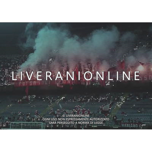 MILANO SUPERCOPPA ITALIANA MILAN PARMA 21-081-1999 NELLA FOTO TIFOSI MILAN AG ALDO LIVERANI SAS