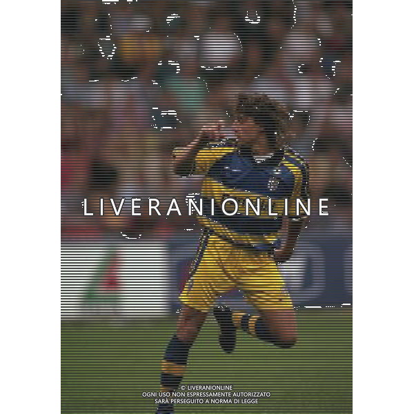 MILANO SUPERCOPPA ITALIANA MILAN PARMA 21-081-1999 NELLA FOTO HERNAN CRESPO AG ALDO LIVERANI SAS