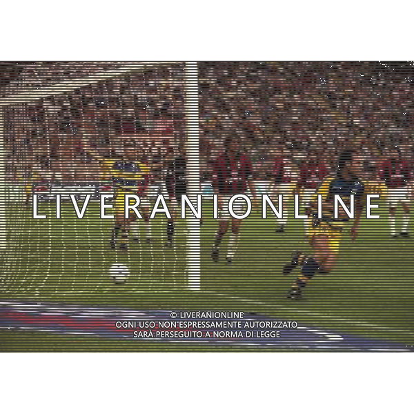 MILANO SUPERCOPPA ITALIANA MILAN PARMA 21-081-1999 NELLA FOTO GOAL BOGHOSSIAN AG ALDO LIVERANI SAS
