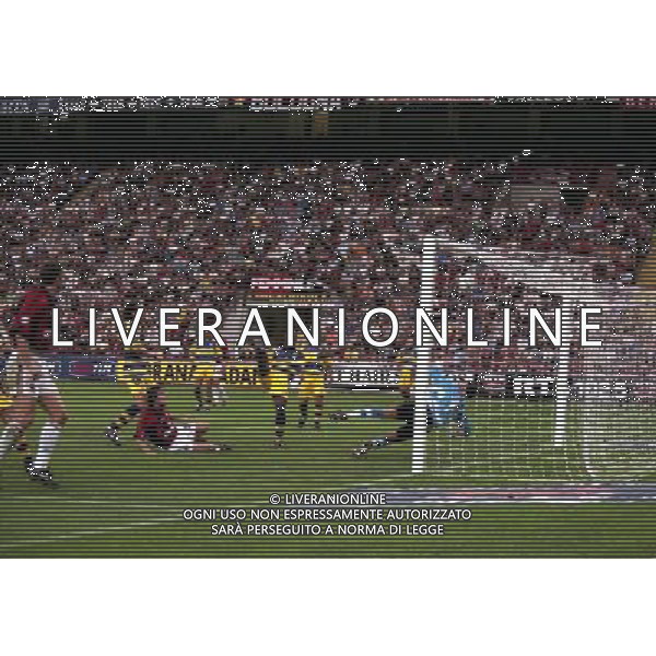 MILANO SUPERCOPPA ITALIANA MILAN PARMA 21-081-1999 NELLA FOTO GOAL ANDREAS GUGLIELMINPIETRO AG ALDO LIVERANI SAS