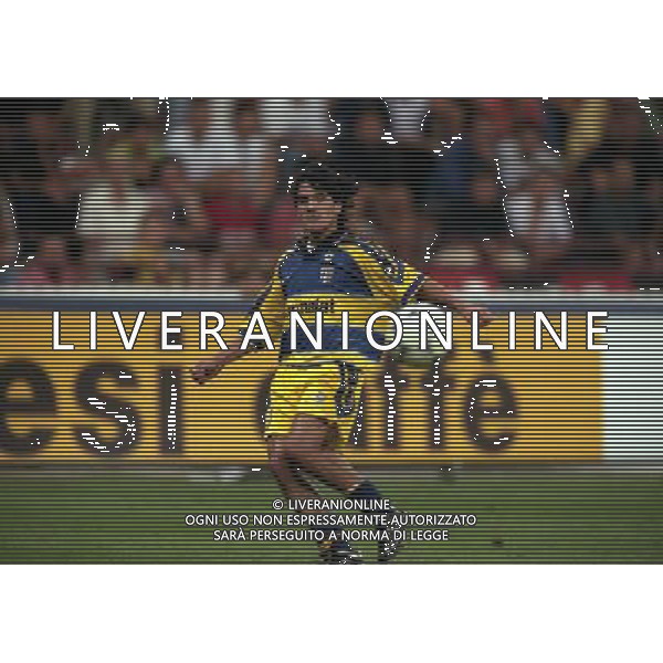 MILANO SUPERCOPPA ITALIANA MILAN PARMA 21-081-1999 NELLA FOTO ARIEL ORTEGA AG ALDO LIVERANI SAS