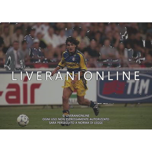 MILANO SUPERCOPPA ITALIANA MILAN PARMA 21-081-1999 NELLA FOTO ARIEL ORTEGA AG ALDO LIVERANI SAS