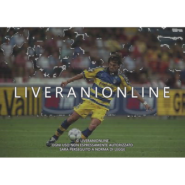 MILANO SUPERCOPPA ITALIANA MILAN PARMA 21-081-1999 NELLA FOTO DINO BAGGIO AG ALDO LIVERANI SAS