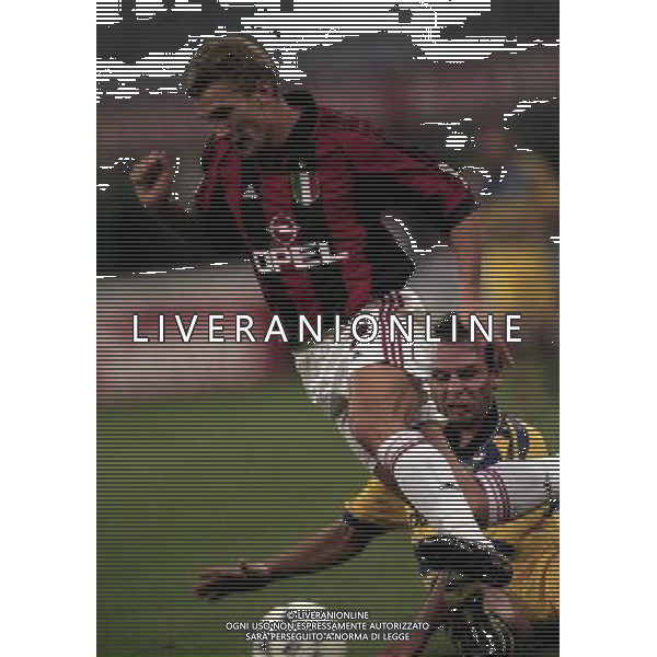 MILANO SUPERCOPPA ITALIANA MILAN PARMA 21-081-1999 NELLA FOTO ANDRIY SHEVCHENKO AG ALDO LIVERANI SAS