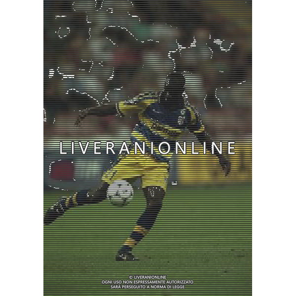 MILANO SUPERCOPPA ITALIANA MILAN PARMA 21-081-1999 NELLA FOTO LILIAN THURAM AG ALDO LIVERANI SAS