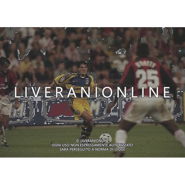 MILANO SUPERCOPPA ITALIANA MILAN PARMA 21-081-1999 NELLA FOTO PAOLO MALDINI E ARIEL ORTEGA AG ALDO LIVERANI SAS