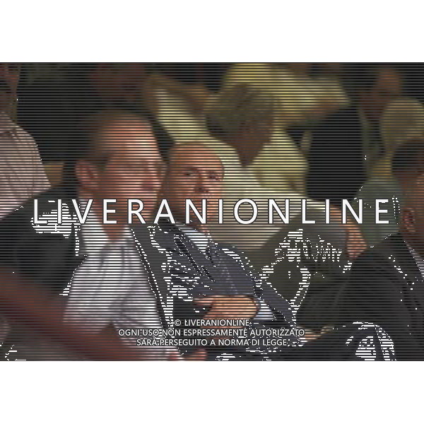 MILANO SUPERCOPPA ITALIANA MILAN PARMA 21-081-1999 NELLA FOTO SILVIO BERLUSCONI AG ALDO LIVERANI SAS