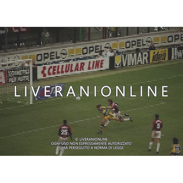 MILANO SUPERCOPPA ITALIANA MILAN PARMA 21-081-1999 NELLA FOTO GOAL PARMA HERNAN CRESPO AG ALDO LIVERANI SAS