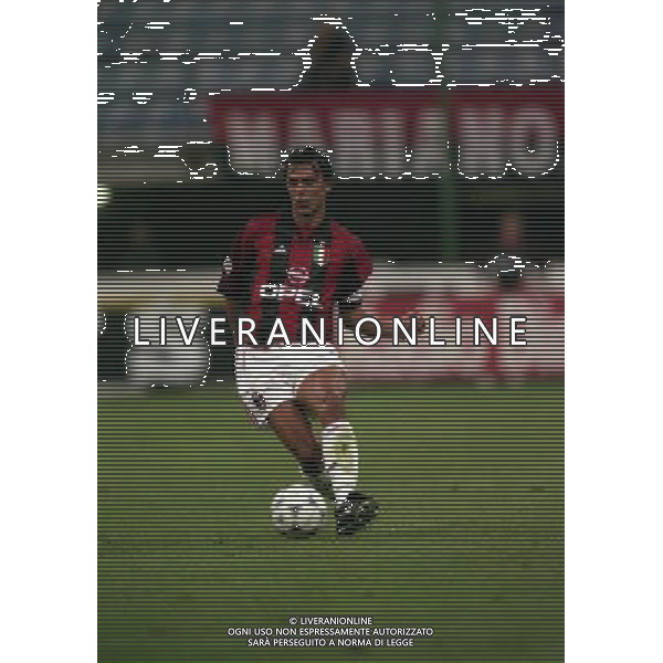 MILANO SUPERCOPPA ITALIANA MILAN PARMA 21-081-1999 NELLA FOTO PAOLO MALDINI AG ALDO LIVERANI SAS
