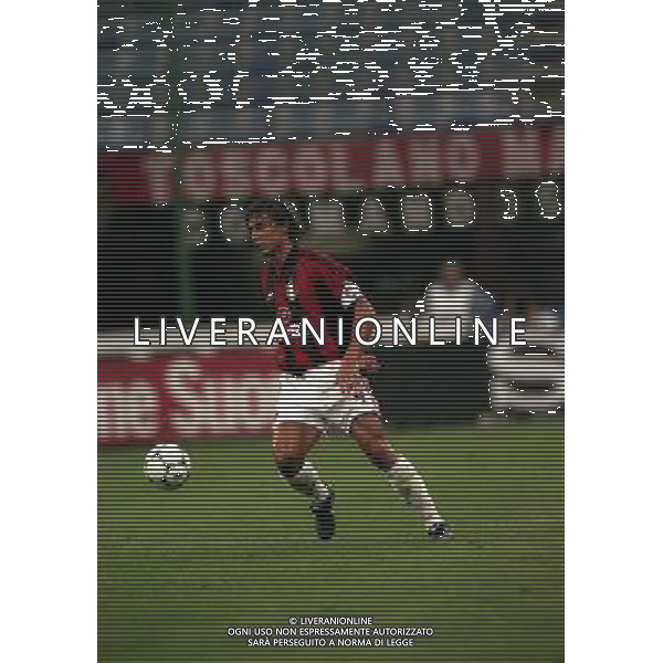 MILANO SUPERCOPPA ITALIANA MILAN PARMA 21-081-1999 NELLA FOTO PAOLO MALDINI AG ALDO LIVERANI SAS