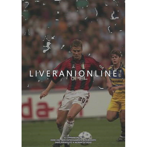 MILANO SUPERCOPPA ITALIANA MILAN PARMA 21-081-1999 NELLA FOTO OLIVER BIERHOFF AG ALDO LIVERANI SAS