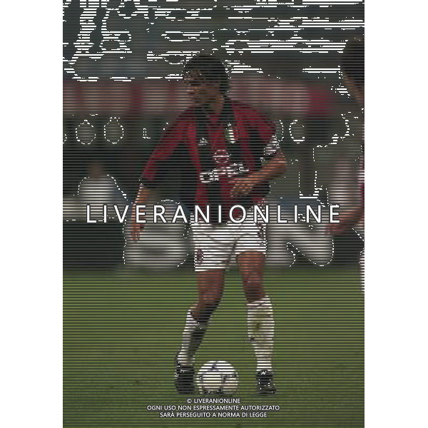 MILANO SUPERCOPPA ITALIANA MILAN PARMA 21-081-1999 NELLA FOTO PAOLO MALDINI AG ALDO LIVERANI SAS