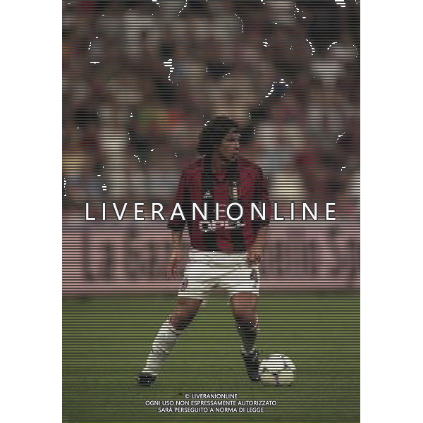 MILANO SUPERCOPPA ITALIANA MILAN PARMA 21-081-1999 NELLA FOTO DEMETRIO ALBERTINI AG ALDO LIVERANI SAS