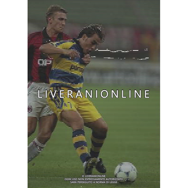MILANO SUPERCOPPA ITALIANA MILAN PARMA 21-081-1999 NELLA FOTO ANDRIY SHEVCHENKO-FABIO CANNAVARO AG ALDO LIVERANI SAS