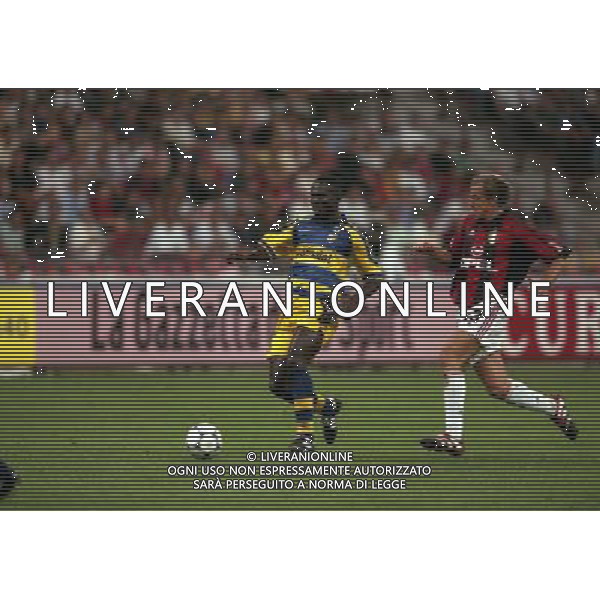 MILANO SUPERCOPPA ITALIANA MILAN PARMA 21-081-1999 NELLA FOTO LASSISI AG ALDO LIVERANI SAS