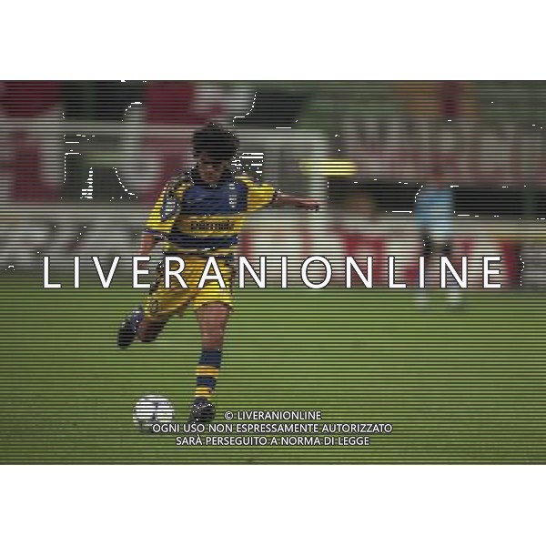 MILANO SUPERCOPPA ITALIANA MILAN PARMA 21-081-1999 NELLA FOTO ARIEL ORTEGA AG ALDO LIVERANI SAS