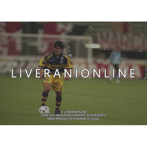 MILANO SUPERCOPPA ITALIANA MILAN PARMA 21-081-1999 NELLA FOTO ARIEL ORTEGA AG ALDO LIVERANI SAS