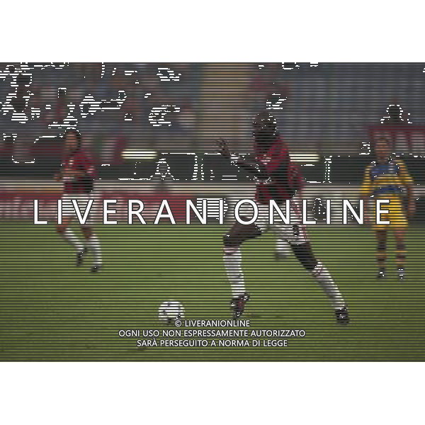 MILANO SUPERCOPPA ITALIANA MILAN PARMA 21-081-1999 NELLA FOTO GEORGE WEAH AG ALDO LIVERANI SAS