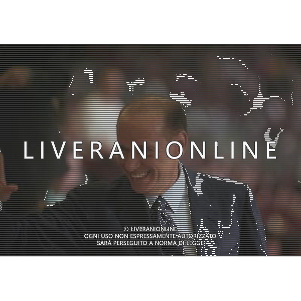 MILANO SUPERCOPPA ITALIANA MILAN PARMA 21-081-1999 NELLA FOTO SILVIO BERLUSCONI AG ALDO LIVERANI SAS