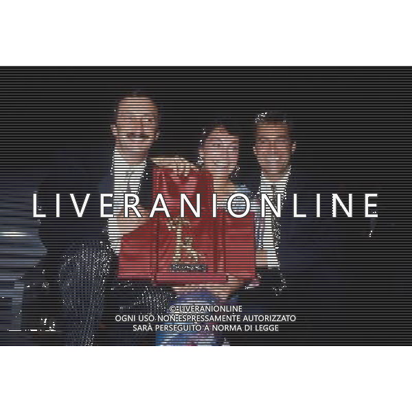 Teatro Ariston di Sanremo 35mo Festival della Canzone Italiana - 1985 nella foto I Ricchi e Poveri vincitori con la canzone \' Se m\'innamoro \' ©Agenzia Aldo Liverani Sas