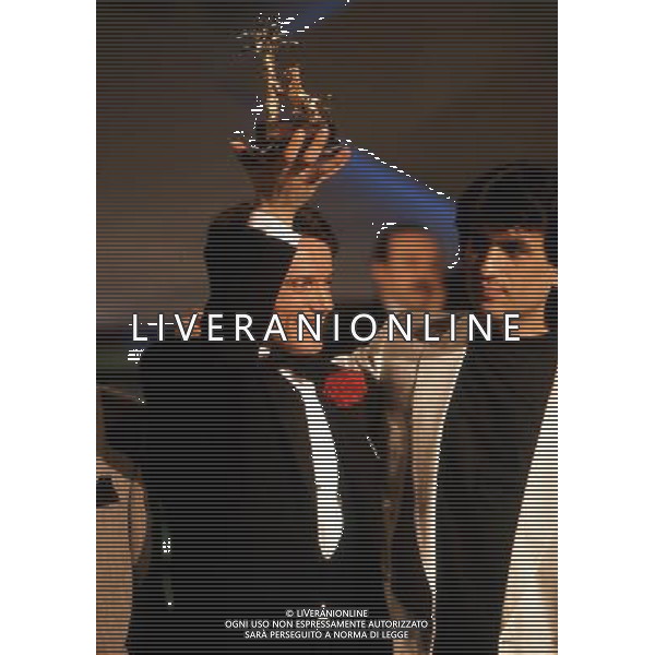 Teatro Ariston di Sanremo 38mo Festival della Canzone Italiana - 1988 nella foto Massimo Ranieri vincitore con la canzone \' Perdere l\'Amore \' ©Agenzia Aldo Liverani Sas
