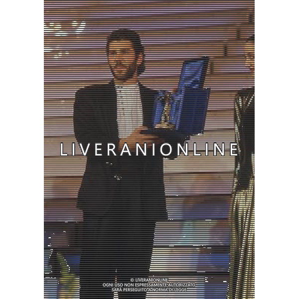 Teatro Ariston di Sanremo 37mo Festival della Canzone Italiana - 1987 nella foto Michele Zarrillo vincitore nuove proposte con \'La notte dei pensieri\' ©Agenzia Aldo Liverani Sas