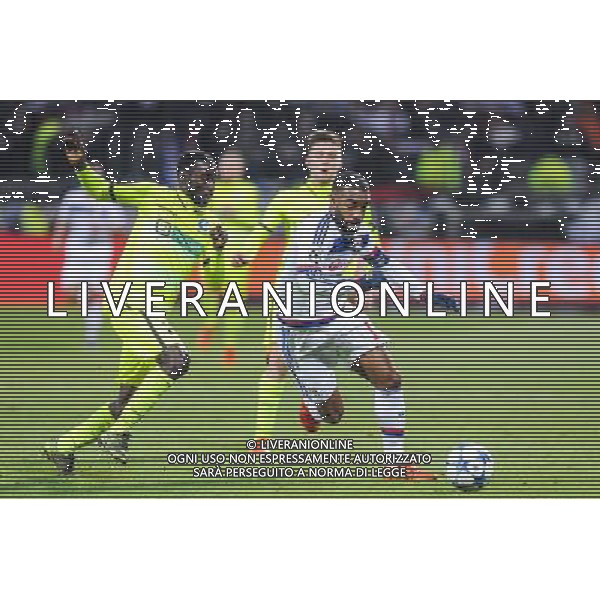 Alexandre LACAZETTE - 24.11.2015 - Lyon / La Gantoise - Champions League Photo : Jean Paul Thomas / Icon Sport / AGENZIA ALDO LIVERANI SAS -ITALY ONLY EDITORIAL USE ONLY - 24.11.2015 Lyon / La Gantoise Champions League - GENT - LIONE