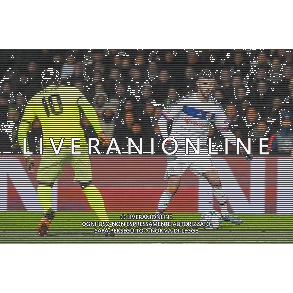 Rachid GHEZZAL - 24.11.2015 - Lyon / La Gantoise - Champions League Photo : Jean Paul Thomas / Icon Sport / AGENZIA ALDO LIVERANI SAS -ITALY ONLY EDITORIAL USE ONLY - 24.11.2015 Lyon / La Gantoise Champions League - GENT - LIONE