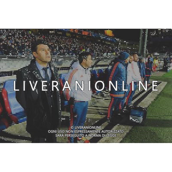 Hubert FOURNIER - 24.11.2015 - Lyon / La Gantoise - Champions League Photo : Jean Paul Thomas / Icon Sport / AGENZIA ALDO LIVERANI SAS -ITALY ONLY EDITORIAL USE ONLY - 24.11.2015 Lyon / La Gantoise Champions League - GENT - LIONE