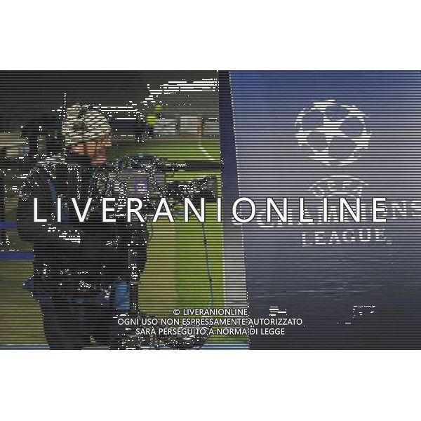 CAMERAMAN - 24.11.2015 - Lyon / La Gantoise - Champions League Photo : Jean Paul Thomas / Icon Sport / AGENZIA ALDO LIVERANI SAS -ITALY ONLY EDITORIAL USE ONLY - 24.11.2015 Lyon / La Gantoise Champions League - GENT - LIONE