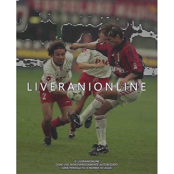 30-04-2000 MILAN PIACENZA SERIE A NELLA FOTO LEONARDO AG ALDO LIVERANI SAS