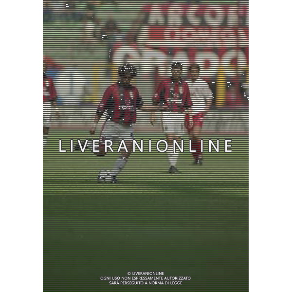 30-04-2000 MILAN PIACENZA SERIE A NELLA FOTO DEMETRIO ALBERTINI AG ALDO LIVERANI SAS