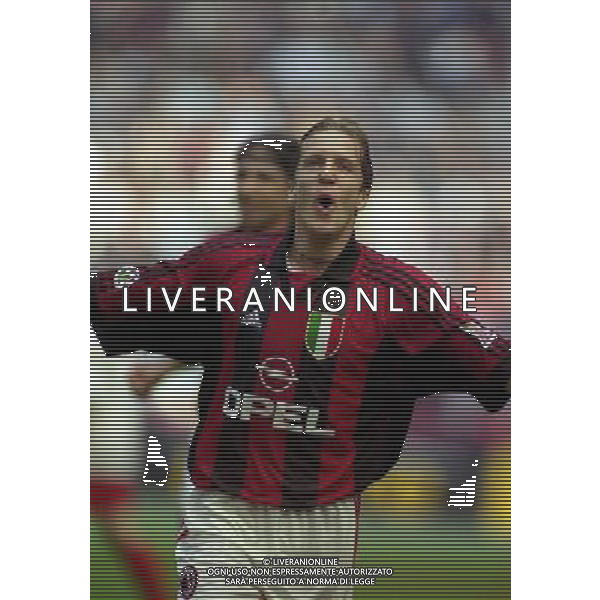30-04-2000 MILAN PIACENZA SERIE A NELLA FOTO MASSIMO AMBROSINI AG ALDO LIVERANI SAS