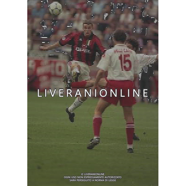 30-04-2000 MILAN PIACENZA SERIE A NELLA FOTO ANDRIY SHEVCHENKO AG ALDO LIVERANI SAS