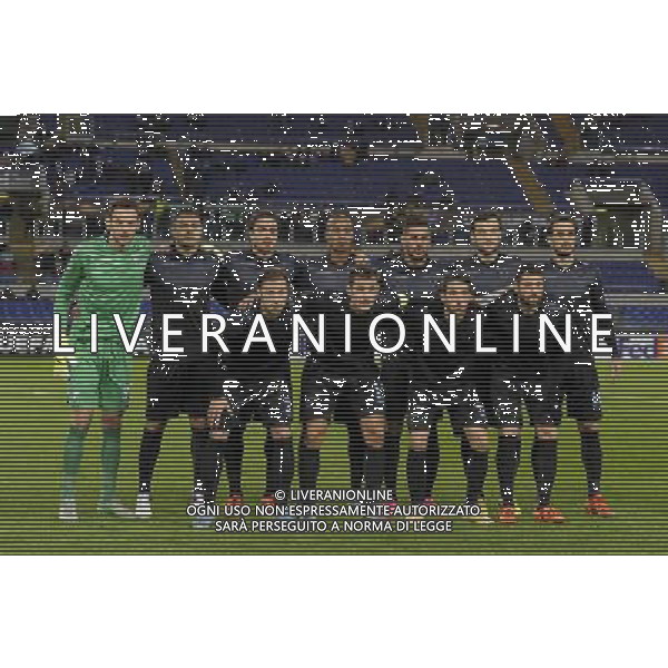 Roma - 26/11/2015 - Stadio Olimpico - UEFA Europa League 2015-2016 - Gruppo G - Lazio vs Dnipro - nella foto: La formazione della Lazio /Ph. Corradetti - Ag. Aldo Liverani