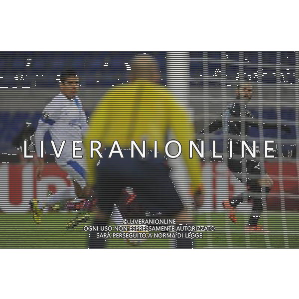 Roma - 26/11/2015 - Stadio Olimpico - UEFA Europa League 2015-2016 - Gruppo G - Lazio vs Dnipro - nella foto: il gol di antonio candreva /Ph. Corradetti - Ag. Aldo Liverani