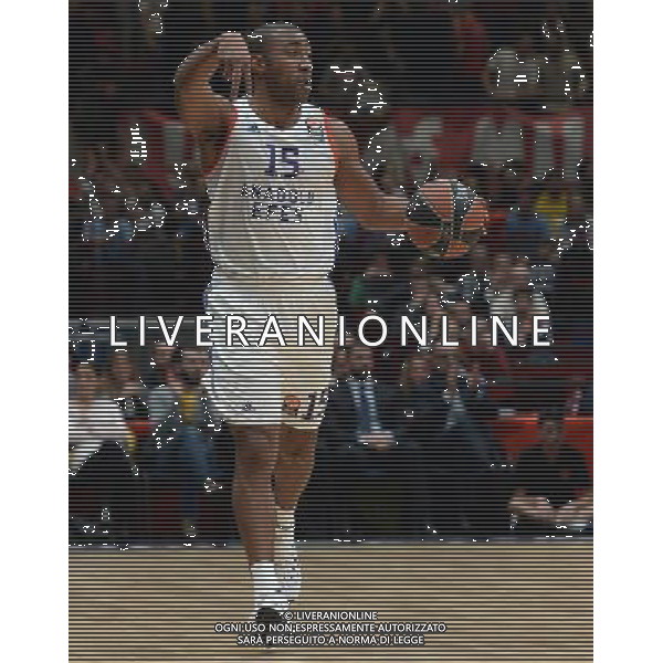Turkish Airline Eurolega 2015/2016 Regular Season Milano - 26.11.2015 EA7 Emporio Armani Milano-Efes Istanbul Nella Foto:Granger Jayson /Ph.Vitez-Ag. Aldo Liverani