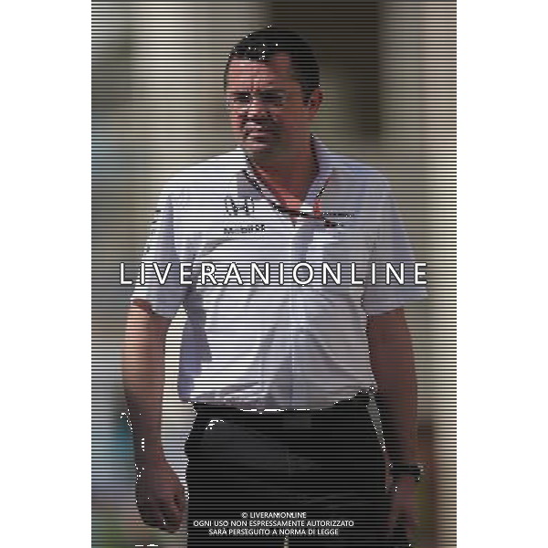 Eric Boullier (FRA), McLaren F1 Team 27.11.2015. Formula 1 World Championship, Rd 19, Abu Dhabi Grand Prix, Yas Marina Circuit, Abu Dhabi, Practice Day. / AGENZIA ALDO LIVERANI SAS - ITALY ONLY EDITORIAL USE ONLY - Gp F1 Abu Dhabi Prove Libere