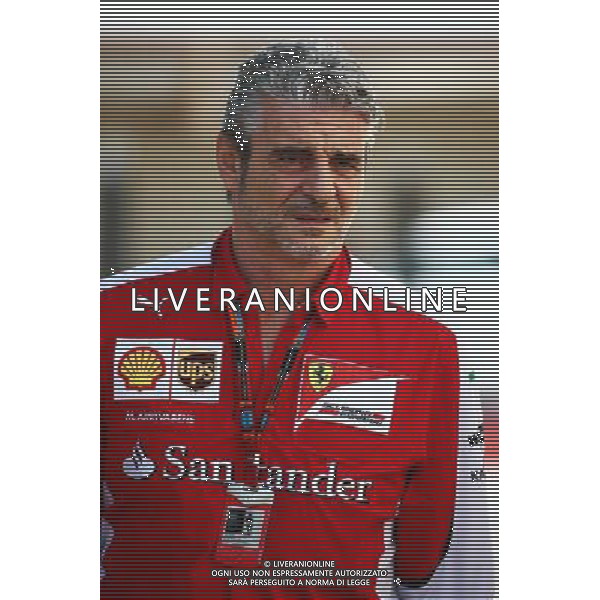 Maurizio Arrivabene (ITA) Ferrari Team Principal. 27.11.2015. Formula 1 World Championship, Rd 19, Abu Dhabi Grand Prix, Yas Marina Circuit, Abu Dhabi, Practice Day. / AGENZIA ALDO LIVERANI SAS - ITALY ONLY EDITORIAL USE ONLY - Gp F1 Abu Dhabi Prove Libere