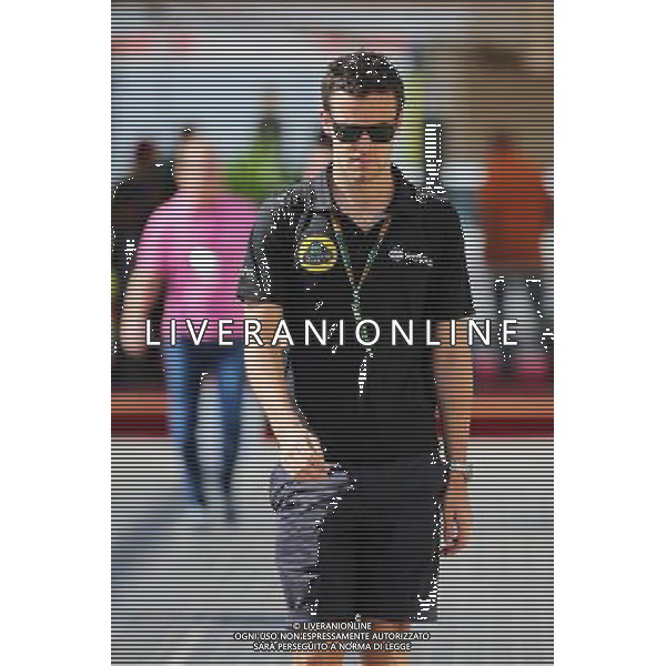 Jolyon Palmer (GBR) Lotus F1 Team Test and Reserve Driver. 27.11.2015. Formula 1 World Championship, Rd 19, Abu Dhabi Grand Prix, Yas Marina Circuit, Abu Dhabi, Practice Day. / AGENZIA ALDO LIVERANI SAS - ITALY ONLY EDITORIAL USE ONLY - Gp F1 Abu Dhabi Prove Libere