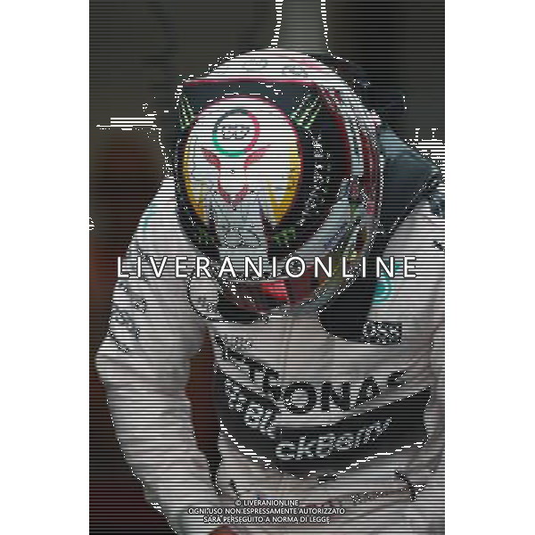 Lewis Hamilton (GBR) Mercedes AMG F1 W06. 27.11.2015. Formula 1 World Championship, Rd 19, Abu Dhabi Grand Prix, Yas Marina Circuit, Abu Dhabi, Practice Day. / AGENZIA ALDO LIVERANI SAS - ITALY ONLY EDITORIAL USE ONLY - Gp F1 Abu Dhabi Prove Libere